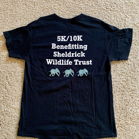 The David Sheldrick wildlife trust, enormous elephant run VIP T-shirt - Picture 2 of 2